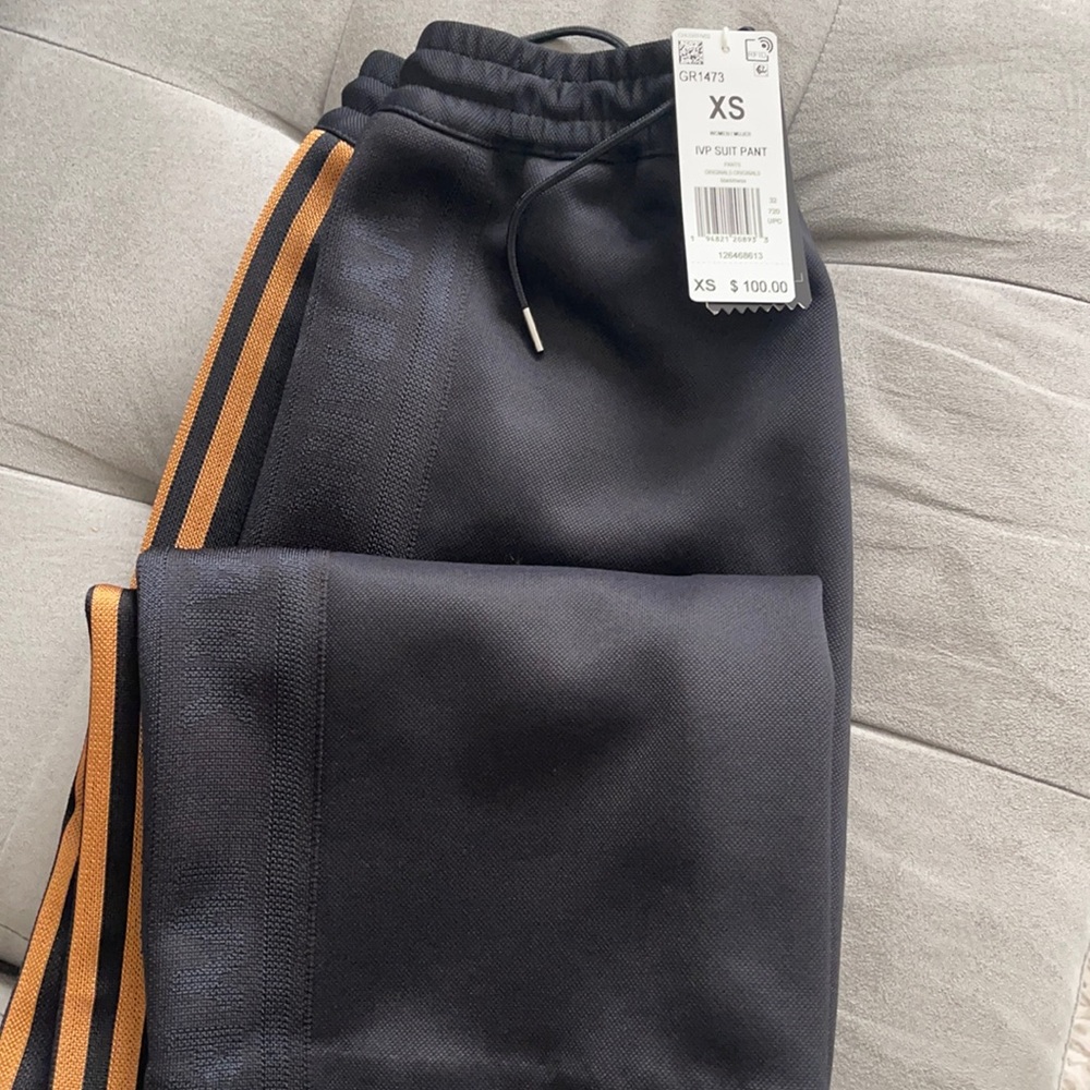 Ivy Park x Adidas 3-Stripes Suit Pants Black/Mesa